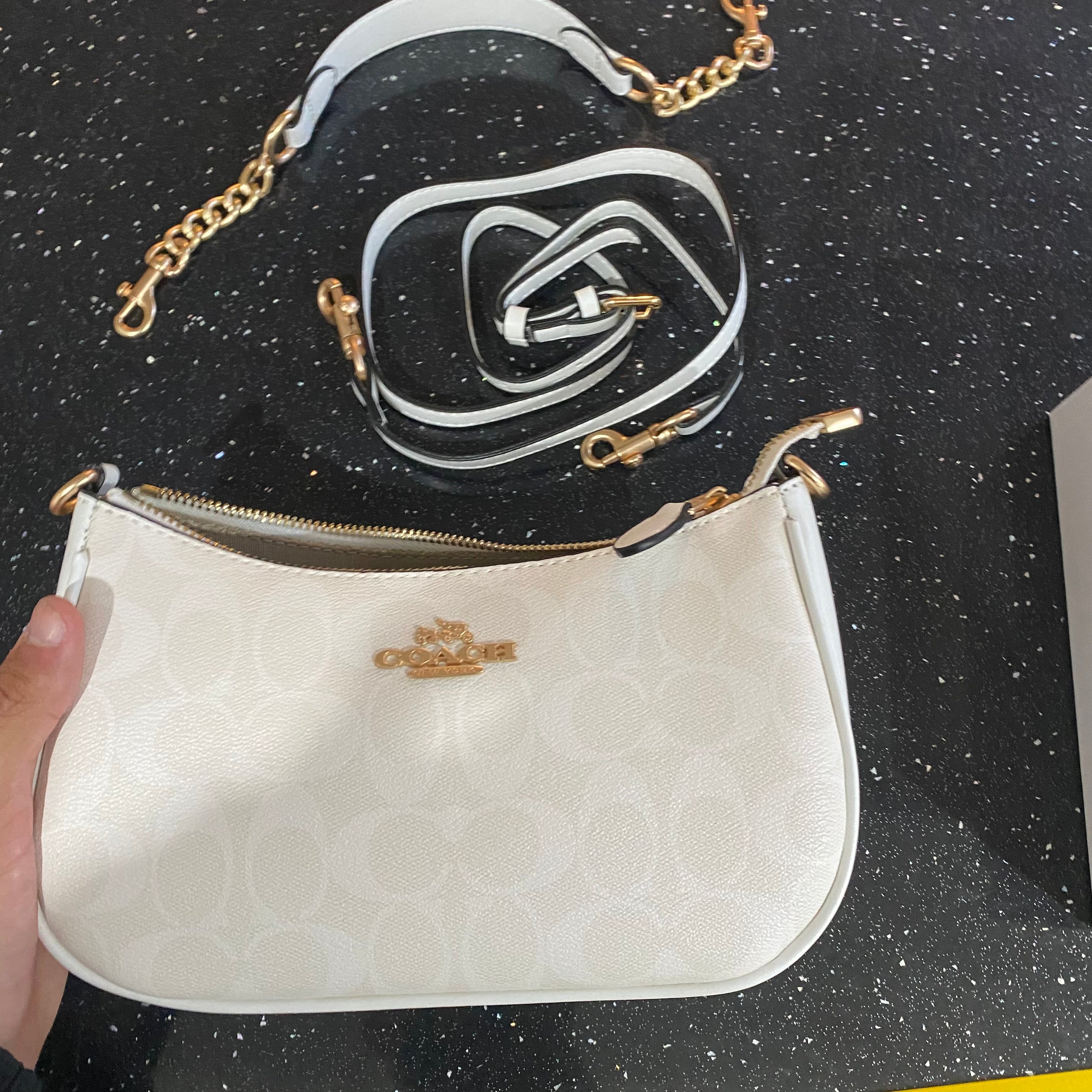 White Woman Bag with box (Both Small and Big Rope Included)