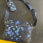 Navy Trio Bag