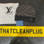 New Season Black Chequered Beanie