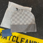 New Season Grey Chequered Beanie
