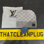 New Season Grey Chequered Beanie