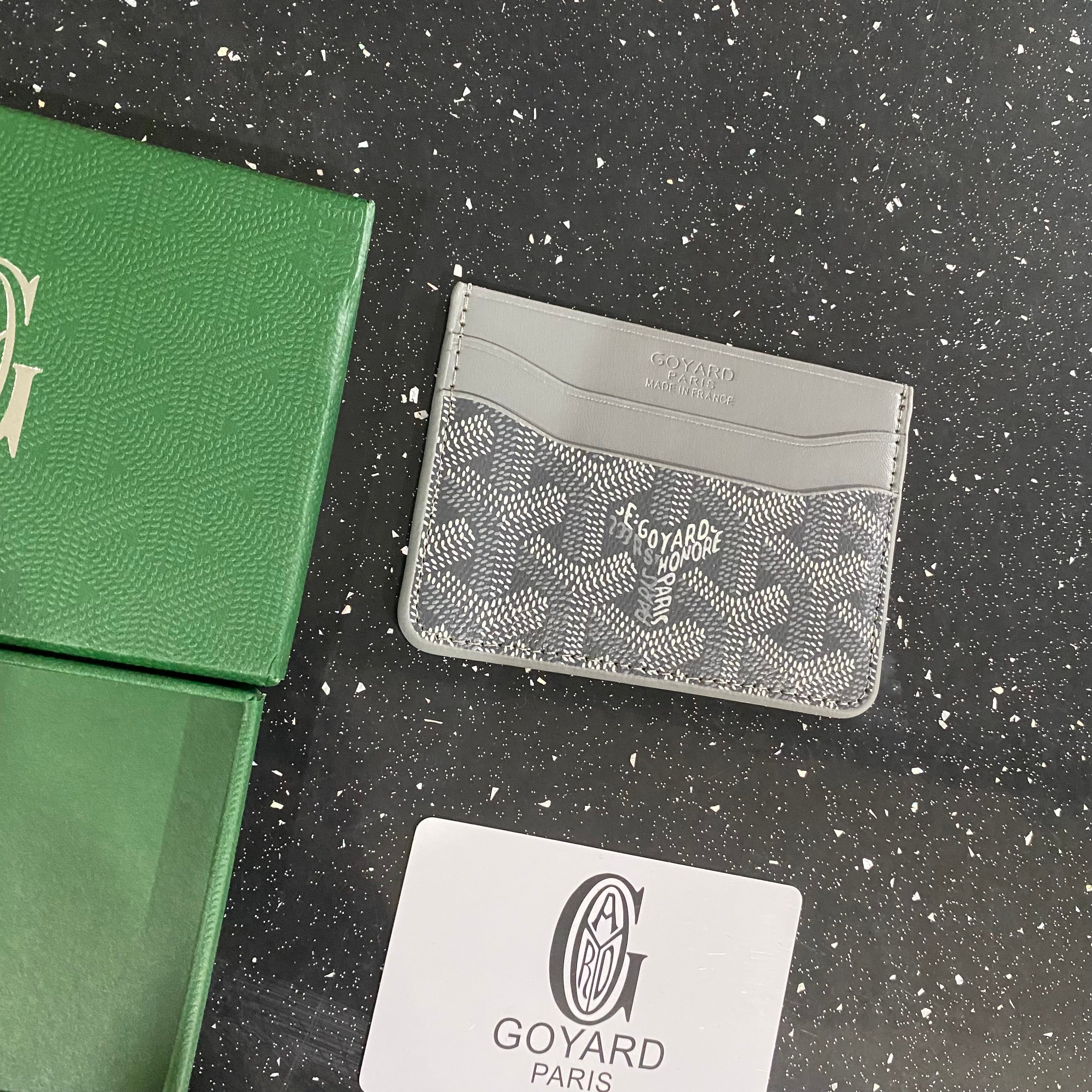 Grey G Card Holder