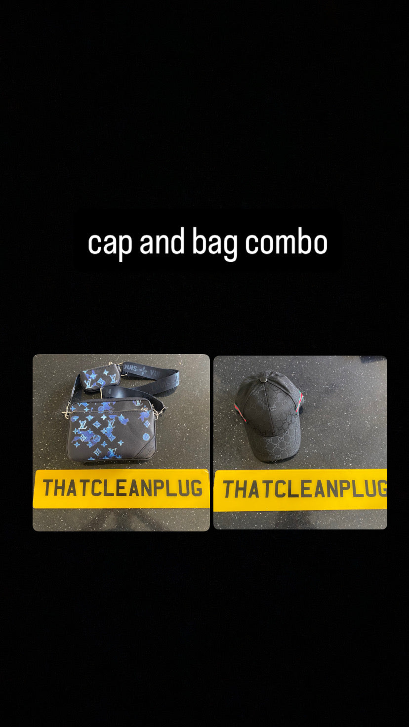 cap and bag combo