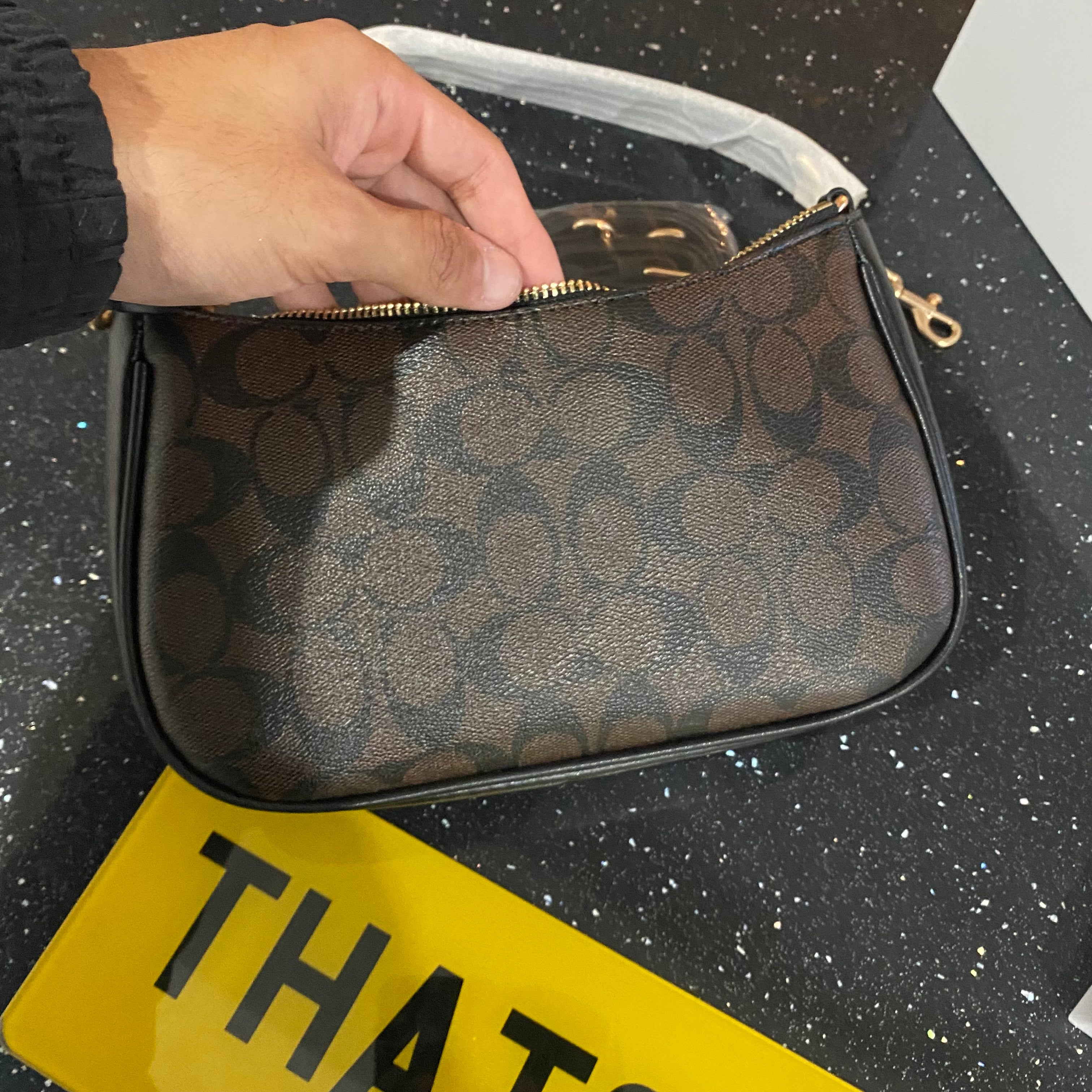 Brown Woman Bag with box (Both Small and Big Rope Included)