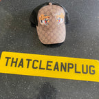 Beige Tiger Cap