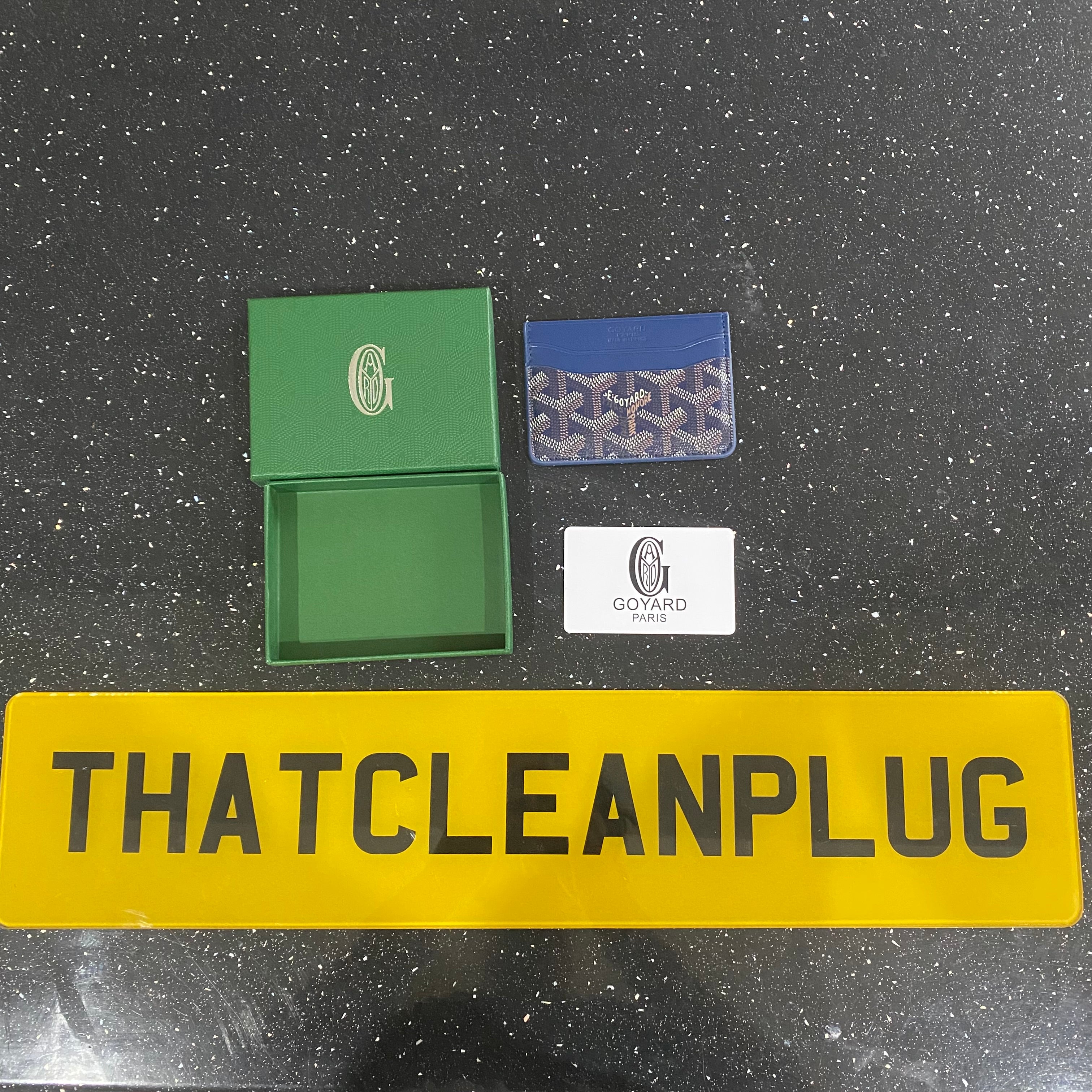 Royal Blue G Card Holder