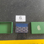 Royal Blue G Card Holder - with box