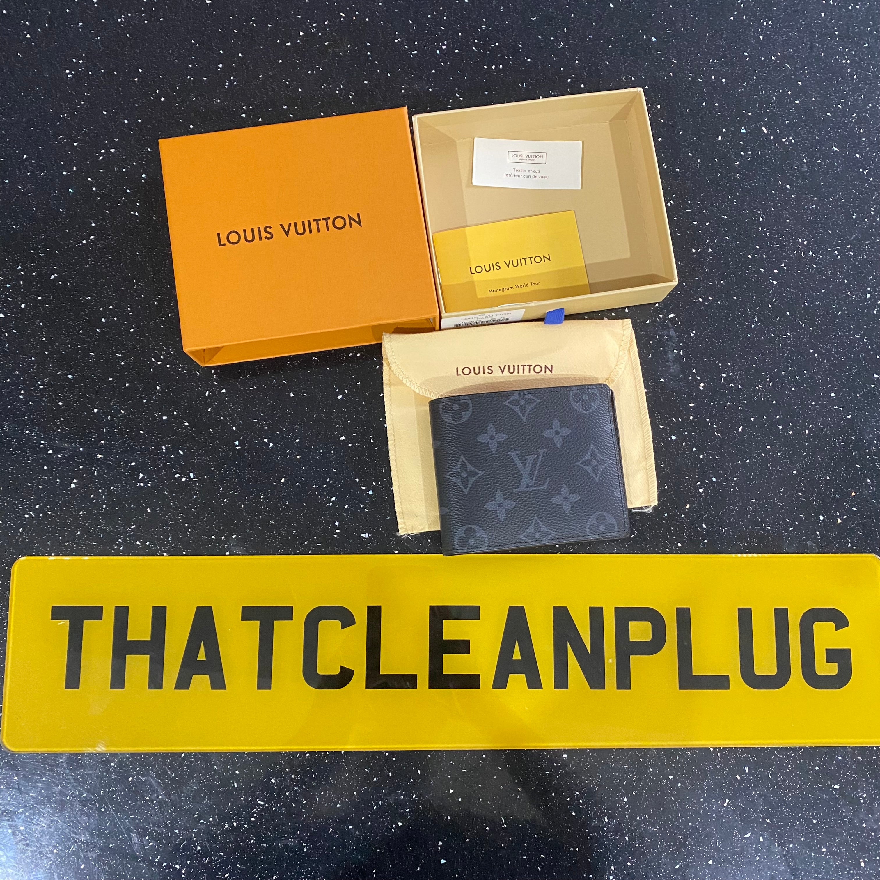 Black L Wallet - with box