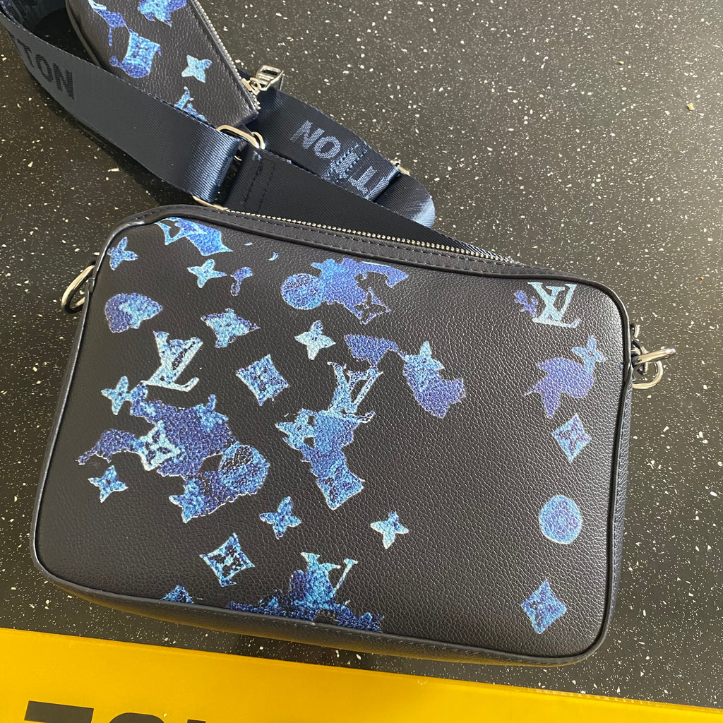 Navy Trio Bag