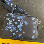 Navy Trio Bag