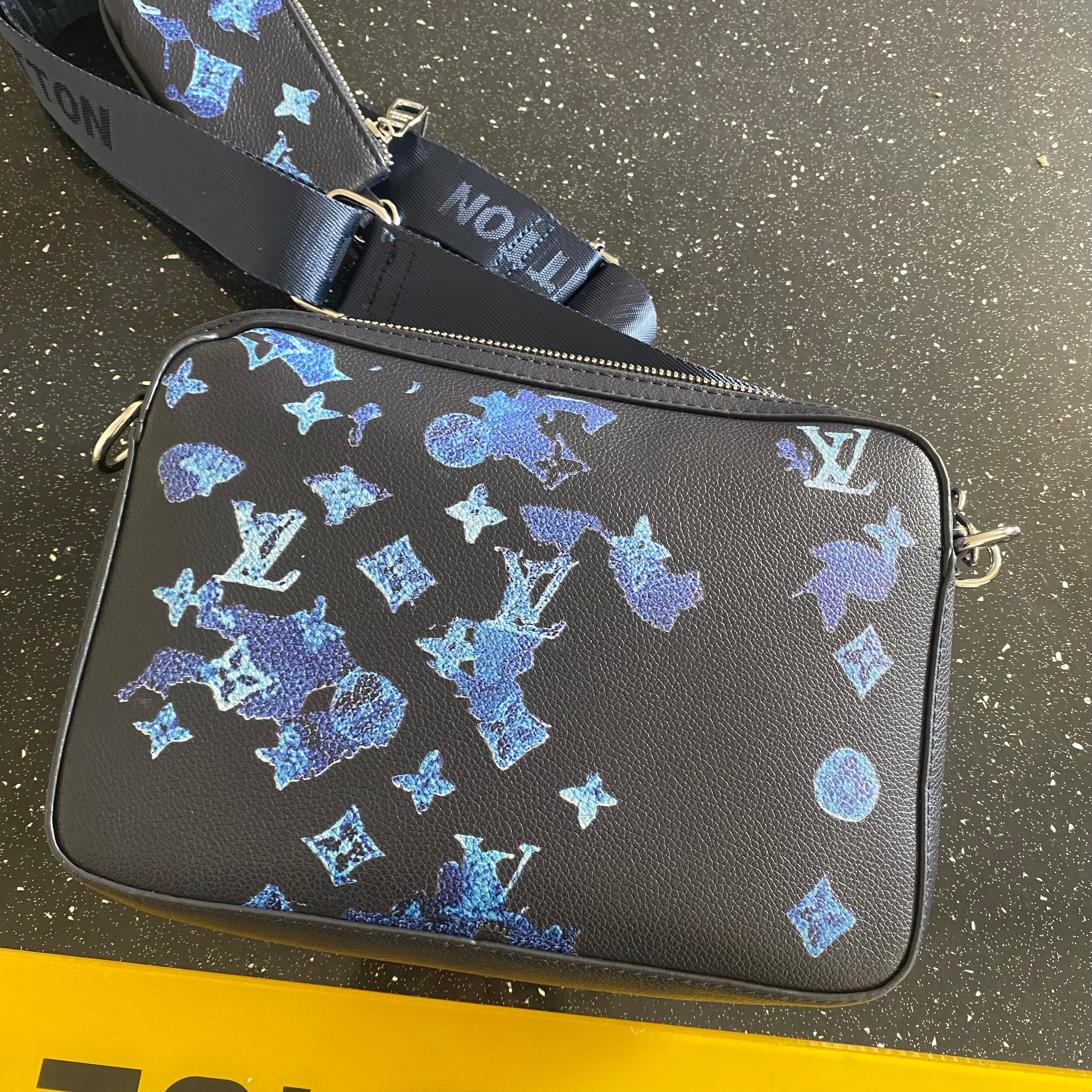 Navy Trio Bag