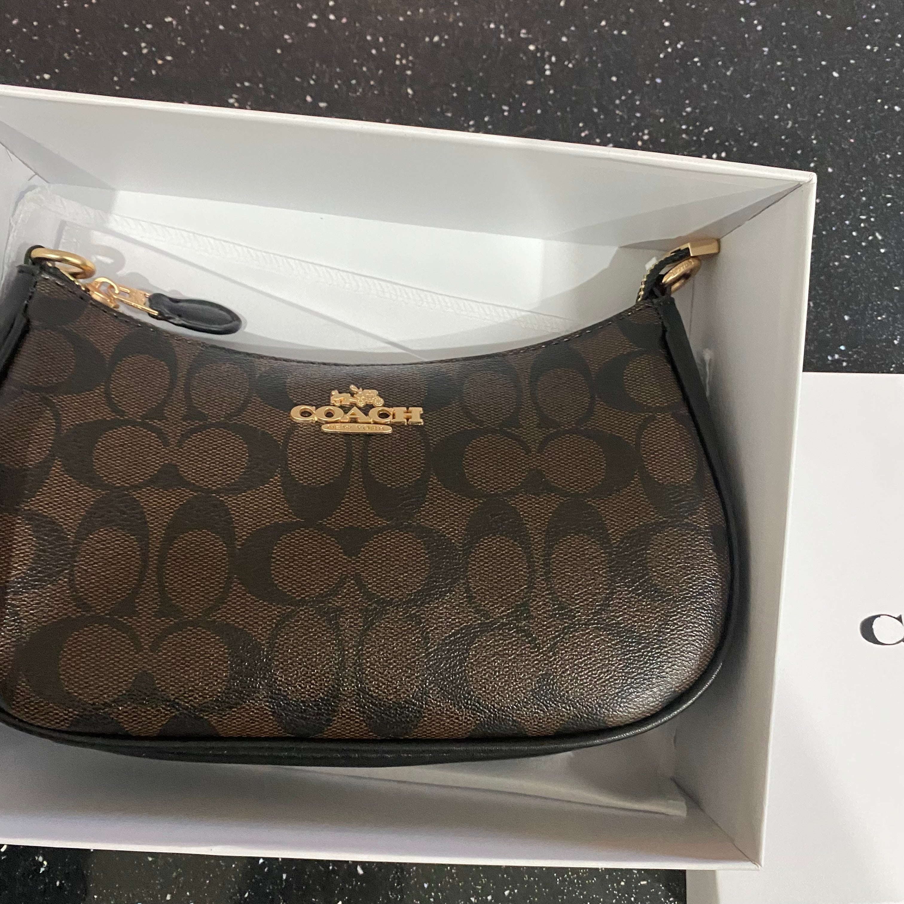 Brown Woman Bag with box (Both Small and Big Rope Included)