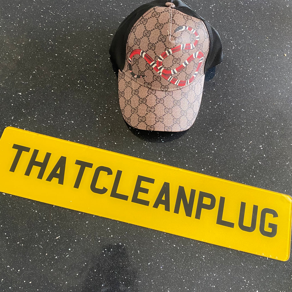 Beige Snake Cap
